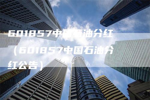 601857中国石油分红（601857中国石油分红公告）