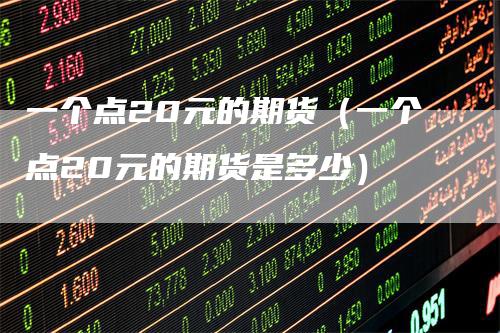 一个点20元的期货（一个点20元的期货是多少）